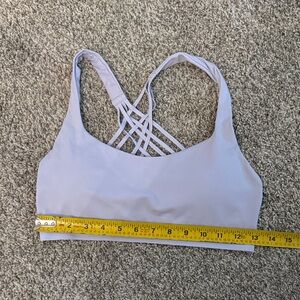 Lululemon Athletica Light Purple Strappy Sports Bra